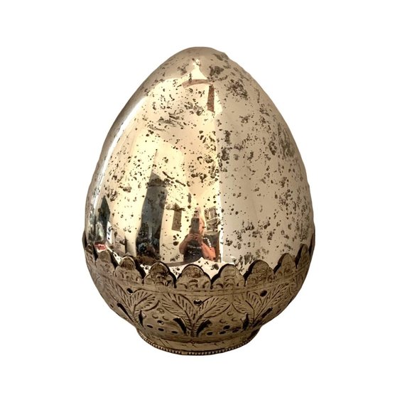 Madeline Mercury Egg Approximately 9" Tall New Without Box